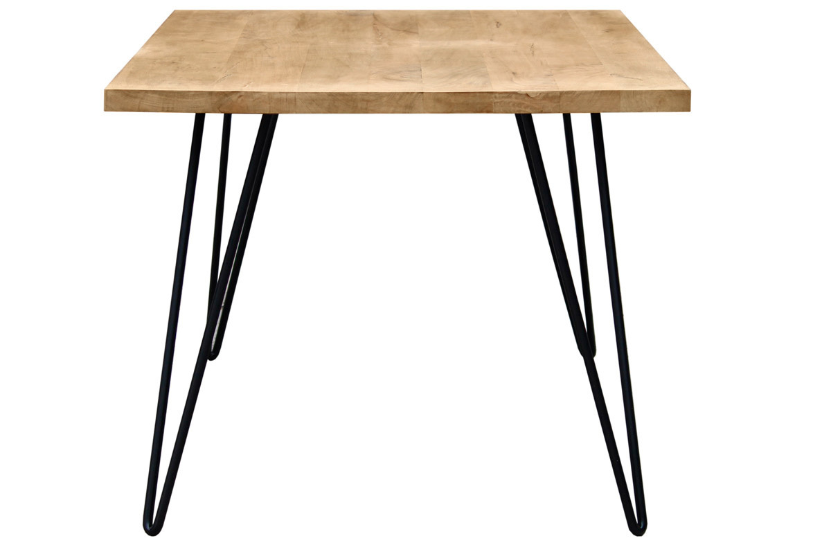 Table � manger en bois manguier massif L160 cm VIBES